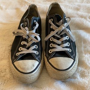 Converse All Stars - Black, woman’s size 9, men’s size 7